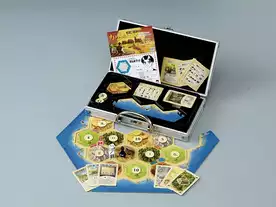 カタンの開拓者たち：ポータブル版（Die Siedler von Catan: Portable Edition）のボードゲーム情報 |  ボードゲームベア (ボドゲベア)