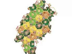 カタンの開拓者たち：ヘッセマップ（Catan Geographies: Settlers of Hesse）のボードゲーム情報 | ボードゲームベア  (ボドゲベア)