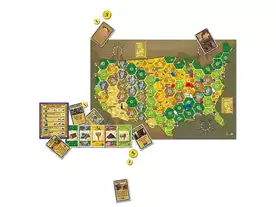 カタン　アメリカ版　＋　人生ゲーム　2016 カタン：アメリカの開拓者たち（Catan Histories: Settlers of